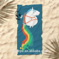 личный стиль забавный носорог Радуга пляжное полотенце 100% хлопок БТ-100